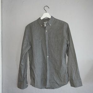 Grey Slim Fit Buttondown